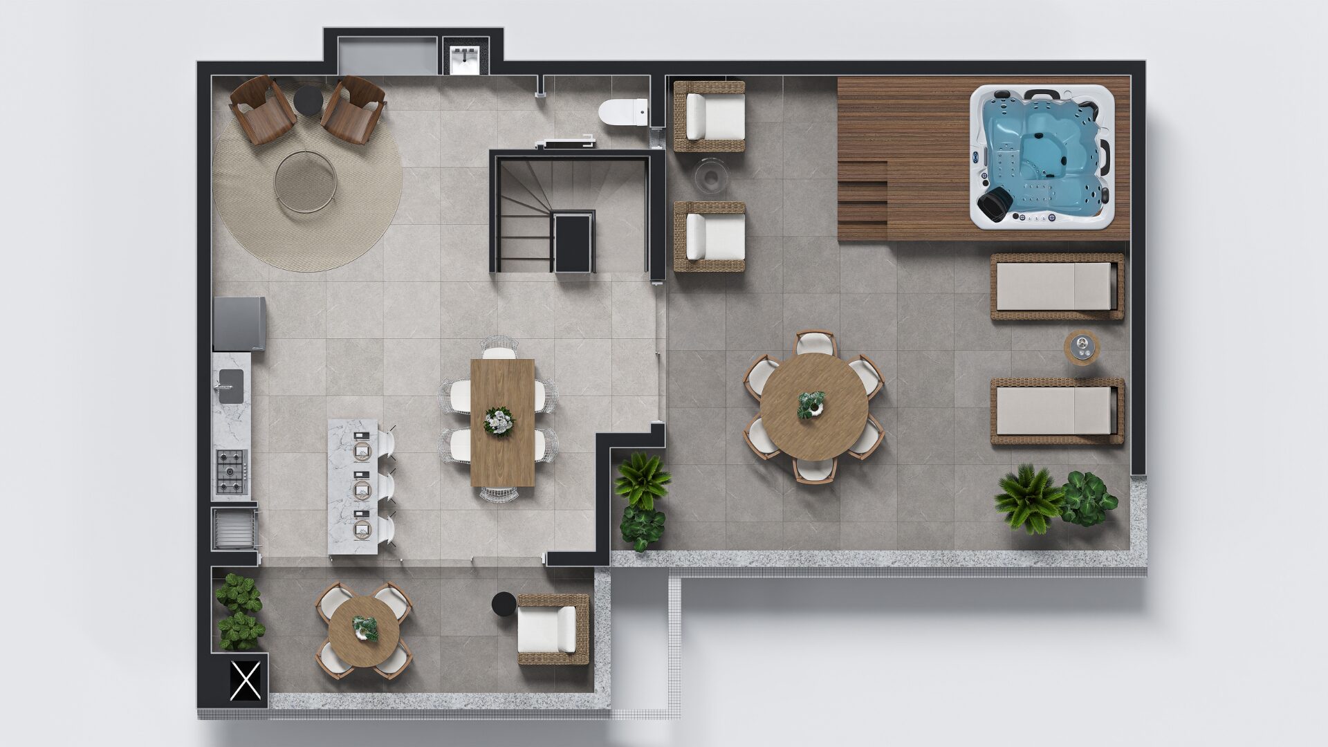 Planta ático 1 Horizon