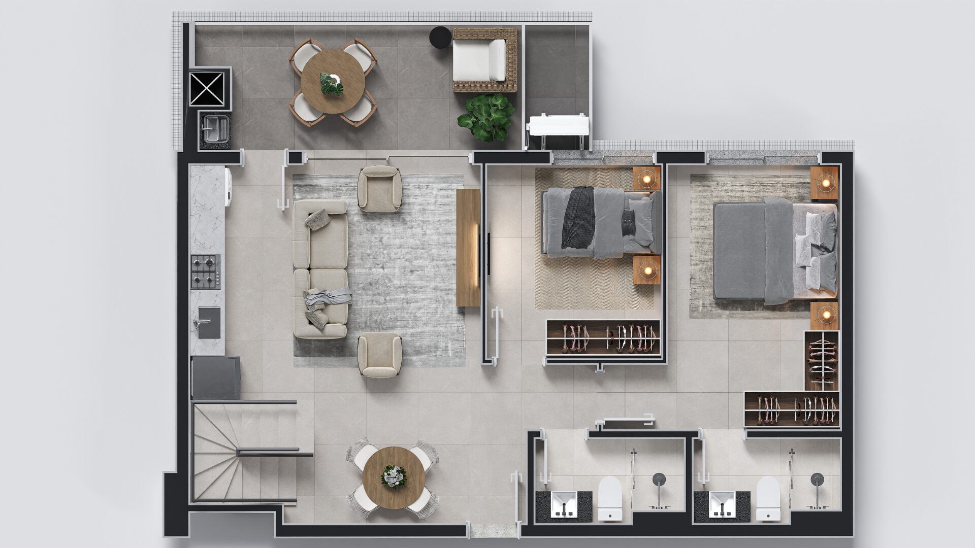 Planta cobertura 4 Horizon