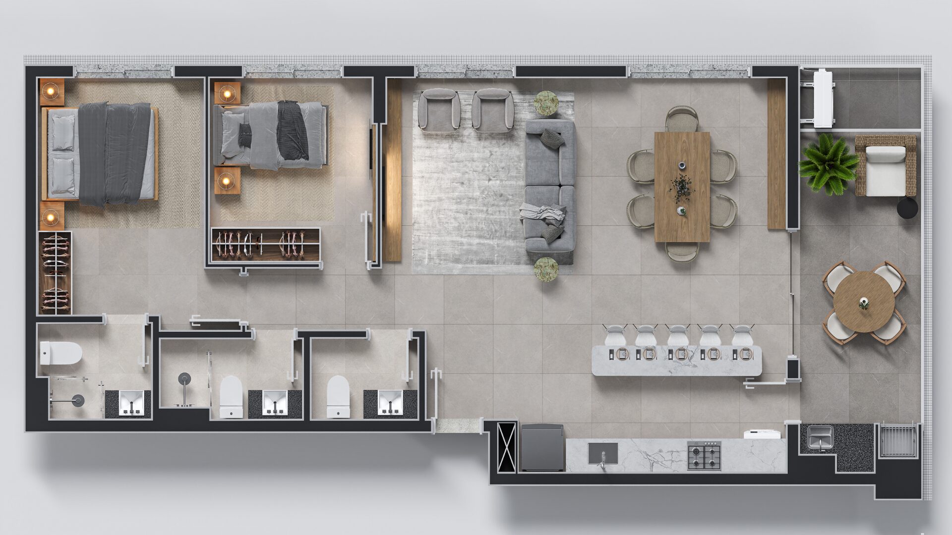 Planta tipo 5 Horizon